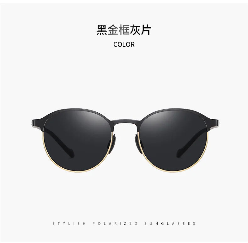 New Polarization Metal Sunglasses Glasses Fashion Dazzle Colour Half Frame Men Women Sport Bikes Bicycle Accessories Hiking