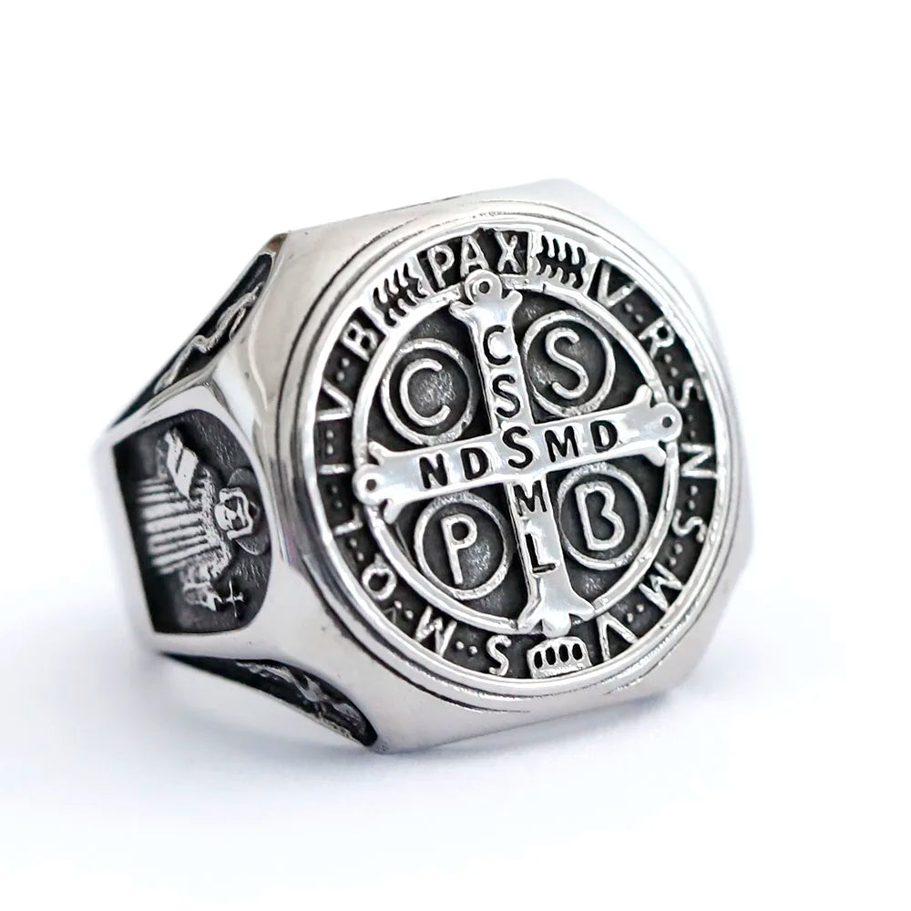 new Design 316L Stainless Steel High Polish Religious Men Ring CSSML Fashion Jewelry Gift Dropshipping