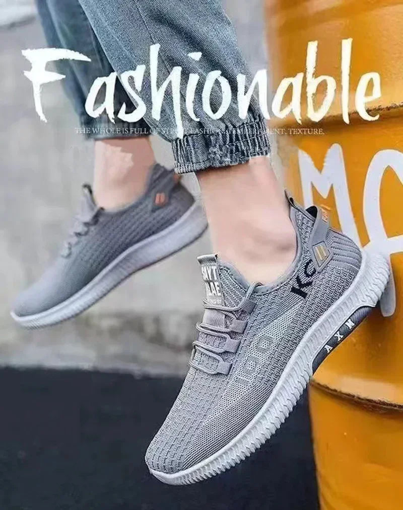 Soft soled spring and autumn old cloth shoes Breathable mesh shoes non-slip wear-resistant casual low-top shoes work shoes