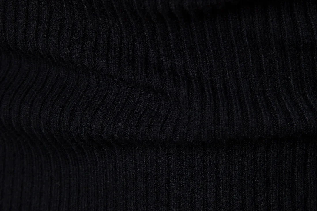 Autumn Winter New Men's Turtleneck Sweater Male Version Casual All-match Long Sleeved Stripes Knitted Sweater Pullover