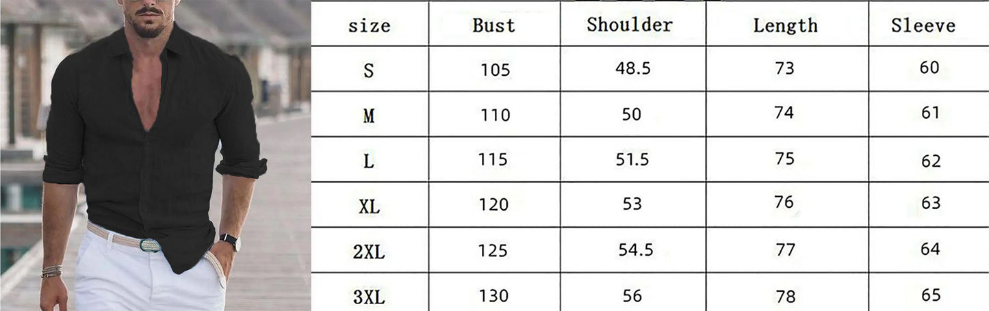 Fitness Desert Spring And Autumn Weiyi Beach Men's Solid Color Shirt Single Row Button Shirt Summer Beach Fashion Casual Shirt