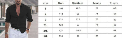 Fitness Desert Spring And Autumn Weiyi Beach Men's Solid Color Shirt Single Row Button Shirt Summer Beach Fashion Casual Shirt