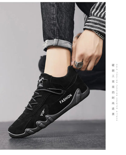 Men's outdoor sports hiking shoes four season new anti slip comfort work shoes fashion youth casual trendy shoes male's sneakers