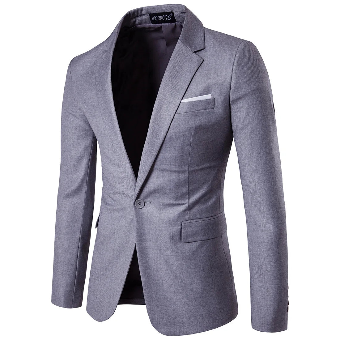 Business Casual Suit Man Best Man Wedding One Button Blazer Men's