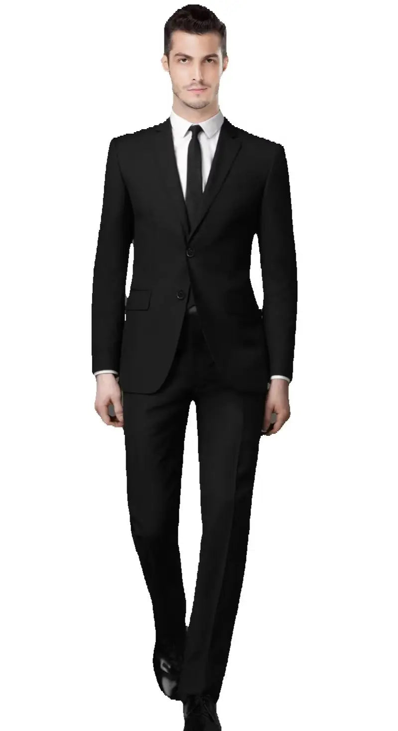 2025 Wedding Groom Suit for Men/Slim Fit 2-Piece(Blazer+pants)Breathable Groom Attire(Free Tie)Best Man, Party, Prom Ropa Hombre