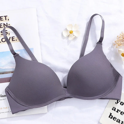 Super Push Up Bra Small Breast Front Closure Bras For Women Seamless Bra Thin Underwear Sexy Lingerie Female Intimate