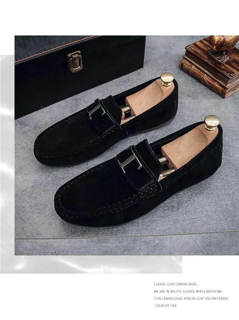 Tênis Brand Men Shoes  New Men Casual Shoes Allmatch Loafer Shoe Men Fashion Business Shoe Fashion Soft Sole Social Shoe 2024