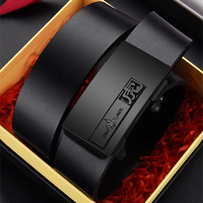 JIFANPAUL brand men high quality genuine leather belt luxury belts  cowskin fashion Strap male Jeans for man Without gift box