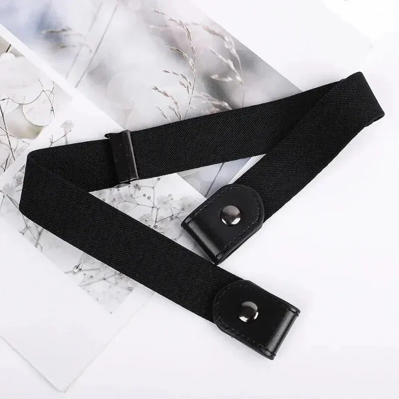 Invisible Elastic Lazy Belt Unisex Seamless Elastic Elastic Band Korean Style Trendy Ins Style Decorative Belt