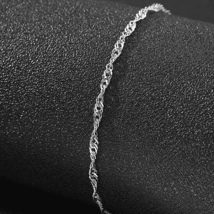 Stainless Steel Anklet Simple Popular Multi-Layer Chain Lovely Carved Delicate Anklet For Women Jewelry Party Gifts Daily Wear