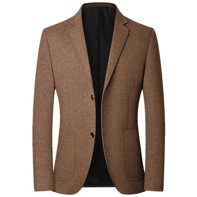 2025 Autumn Men Blazers Suits Jackets Business Casual Suit Wool Coats High Quality Male Slim Fit Blazers Jackets Blazers Coats