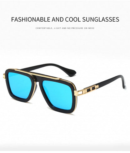 Fashion Square Sunglasses Cool Men Vintage Luxury Brand Design Sun Glasses Women UV400 Shades Oculos De Sol