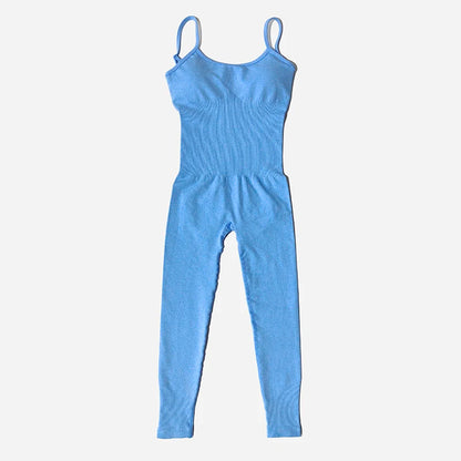 Women's Tracksuit Yoga Set Seamless Jumpsuits One Piece Fitness Workout Rompers Sportswear Gym Set Workout Clothes For Women