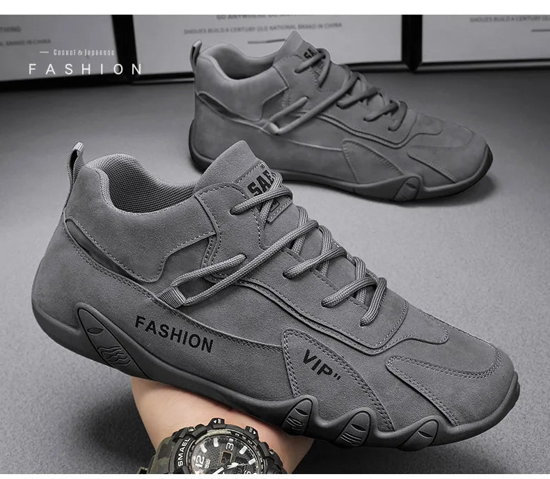 Men's outdoor sports hiking shoes four season new anti slip comfort work shoes fashion youth casual trendy shoes male's sneakers