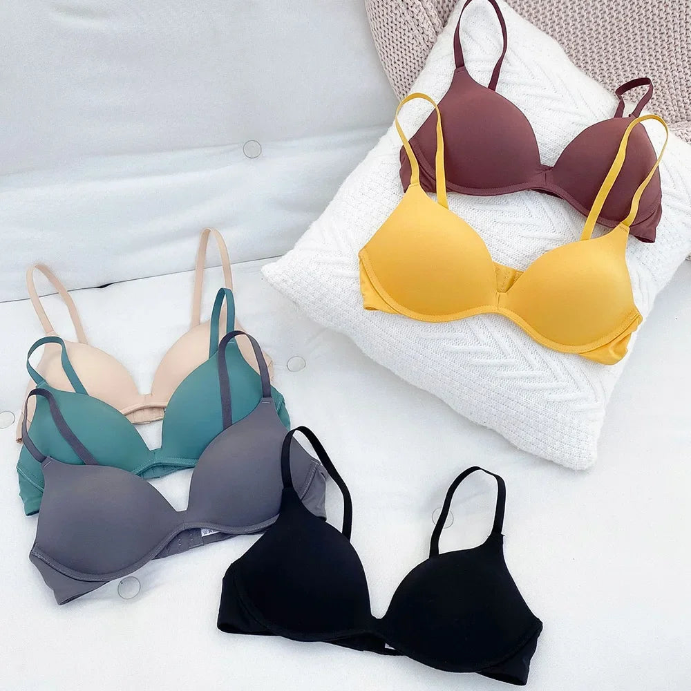 Super Push Up Bra Small Breast Front Closure Bras For Women Seamless Bra Thin Underwear Sexy Lingerie Female Intimate