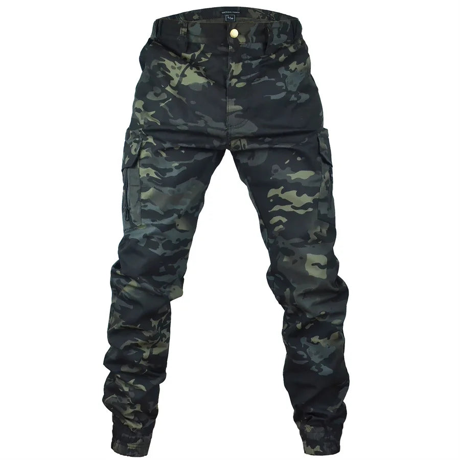 Mege City Men Tactical Joggers Outdoor Ripstop Hunting Cargo Pants Working Clothing Hiking Lightweight Trousers Men's Streetwear