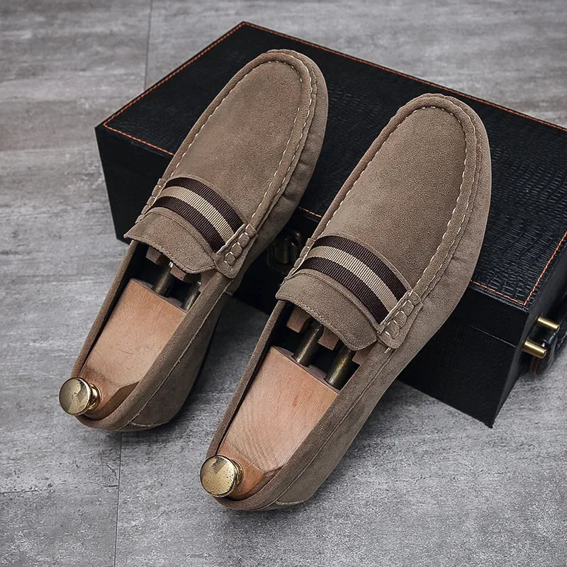 Tênis Brand Men Shoes  New Men Casual Shoes Allmatch Loafer Shoe Men Fashion Business Shoe Fashion Soft Sole Social Shoe 2024