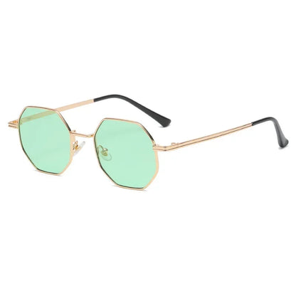 2024 New Fashion Metal Polygonal Sunglasses Classic Vintage Eyewear for Men Women INS Style Sunglasses Personalized Sun Glasses