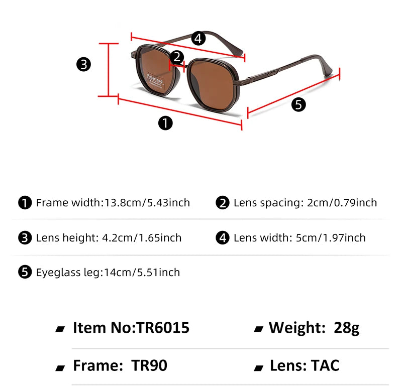 Peekaboo male polarized sunglasses for women TR90 unisex square sun glasses for men half metal TAC summer accessories 2024