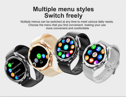 For Samsung Galaxy Watch 6 Classic Smartwatch Men's GPS Sports Fitness Women's Health Waterproof Bluetooth Call Smart Watch 2024