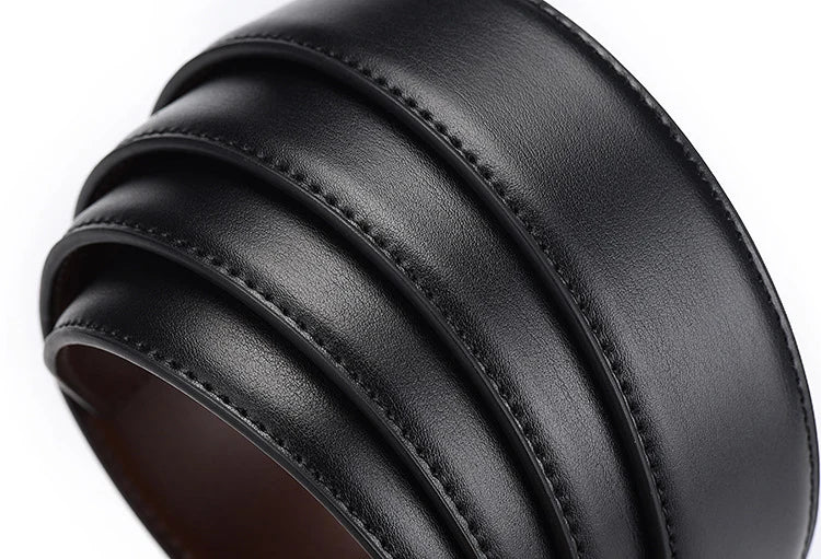 Ciartuar Leather Belts for Men High Quality Designer Brand Male Belt Luxury Mens Belts Strap Men's Gift Simple Belt Ceinture New