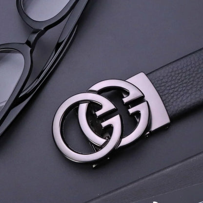 Business Men Belts Luxury Brand Famous Genuine Leather Male Belts for Women High Quality Designers Double G Buckle jeans Strap