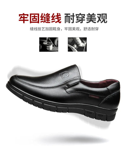 Genuine Leather Handmade Shoes 2023 Casual Shoes For Men Flat Platform Walking Shoe Outdoor Footwear Loafers Breathable Sneakers