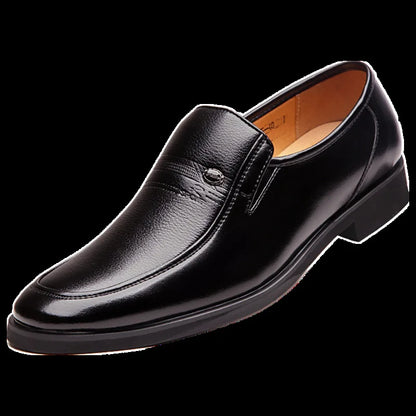 Leather Men Formal Shoes Luxury Brand 2022 Men's Loafers Dress Moccasins Breathable Slip on Black Driving Shoes Plus Size 38-44