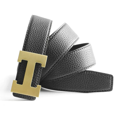 Top Luxury Designer Brand H Buckle Belt Men High Quality Women Genuine Real Leather Dress Strap for Jeans Waistband Grey