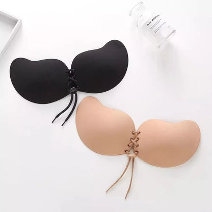 Mango Invisible Push Up Bra Backless Strapless Seamless Front Closure Bralette Underwear Adhesive Silicone Sticky Bras Lingerie