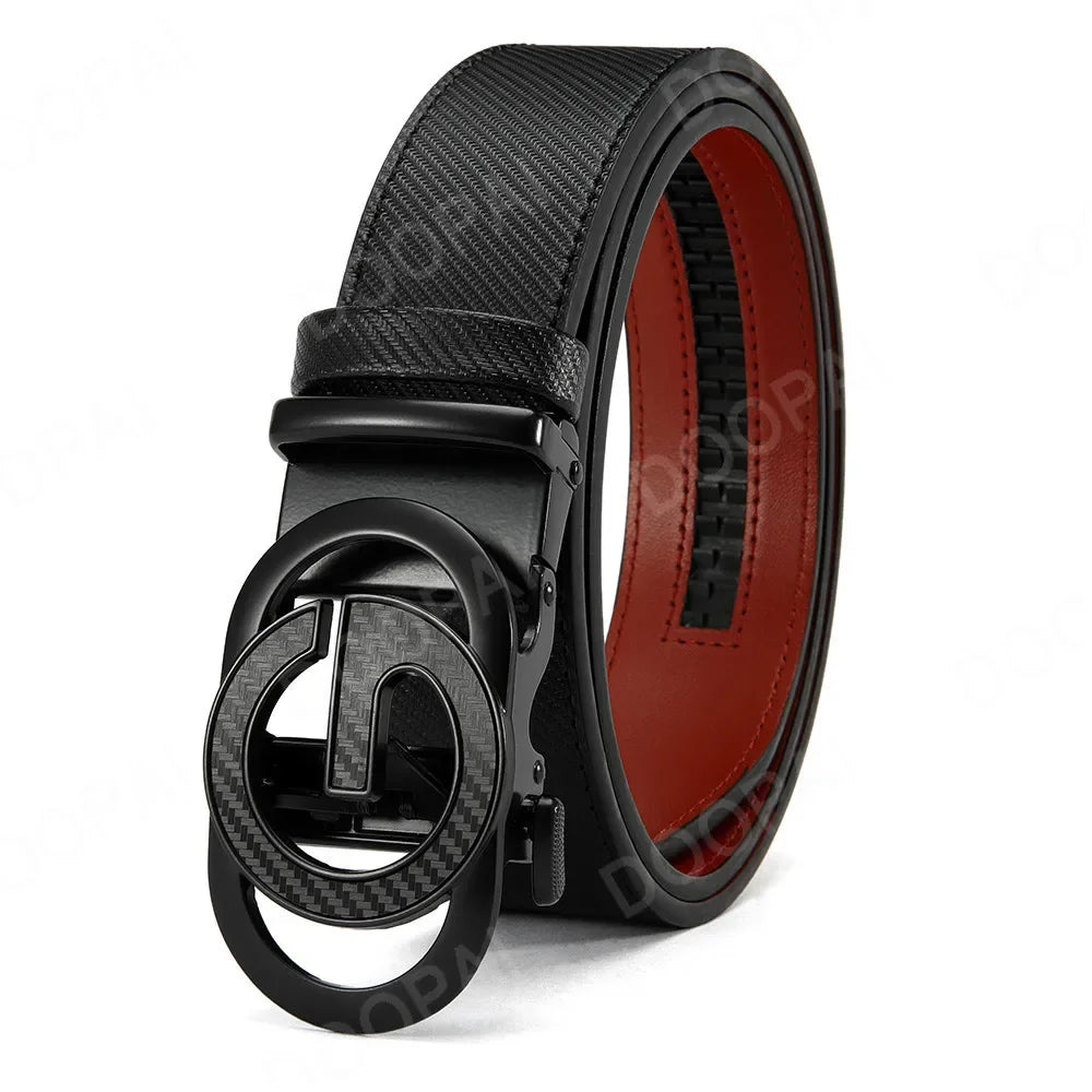 Men Belt Genuine Leather for Men's High Quality Buckle Business Black Cowskin Male Fashion Famous Brand Belt Women Plus 150cm