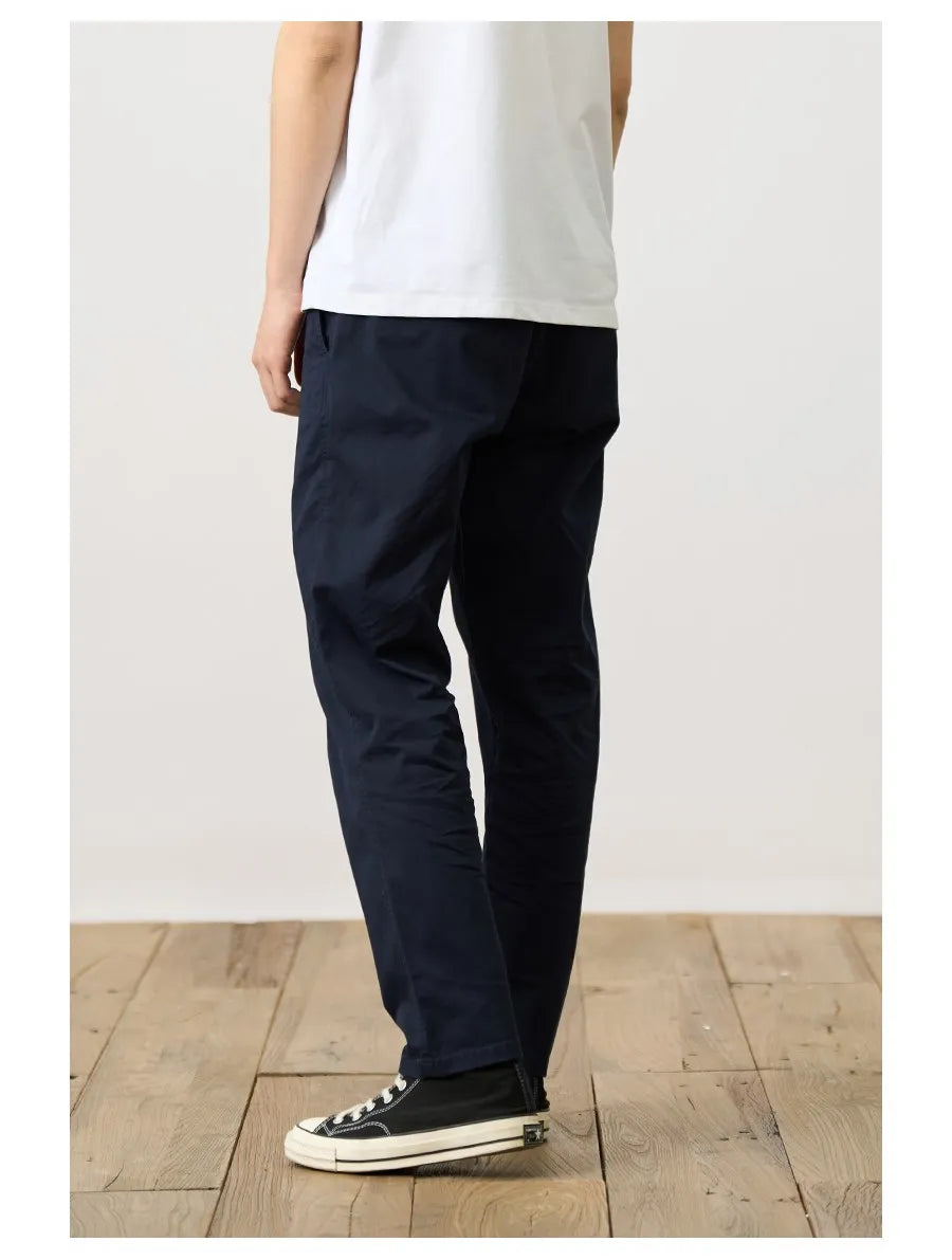 SIMWOOD 2024 Autumn New Comfortable Tapered Chinos Pants Men 250gsm Fabric Classical Trousers