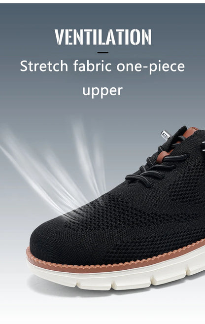 Men Casual Sports Shoes Anti Slip Wear-Resistant Breathable Cushioning Color Blocking Design Versatile Casual Sports Shoes