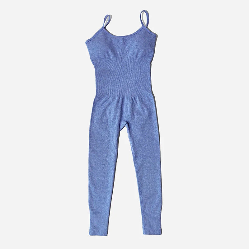 Women's Tracksuit Yoga Set Seamless Jumpsuits One Piece Fitness Workout Rompers Sportswear Gym Set Workout Clothes For Women