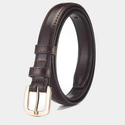 Fashion Women Belt Retro Needle Buckle Belt PU Leather Trend Belt High Quality Strap