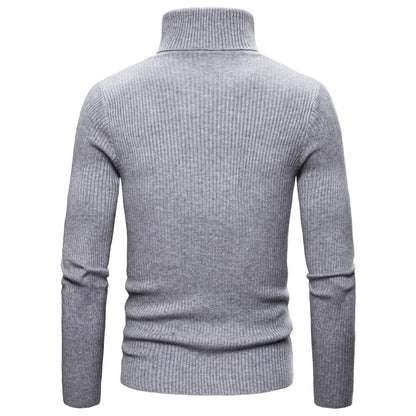 Autumn and Winter  Men's Turtleneck Sweater Male  Version Casual All-match Knitted  Sweater