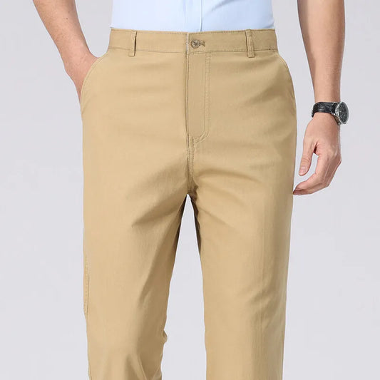 Mens Chino Pants Business Casual Dress Pants Spring Summer Autumn Trousers Lightweight Comfy Pants with Pockets