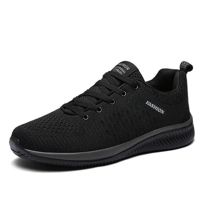 YRZL Sports Shoes for Men Shoes Sneakers Black Shoes Casual Men Knit Sneakers Breathable Athletic Running Walking Gym Shoes