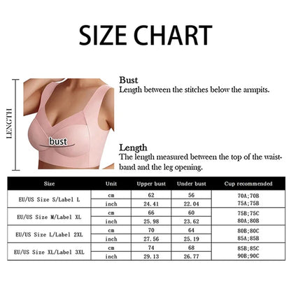 3Pcs Women Sport Bras Plus Size Seamless Lace Bra Bralette Backless Lady Brassiere Vest Female Gathers Shock-Proof Wireless Top