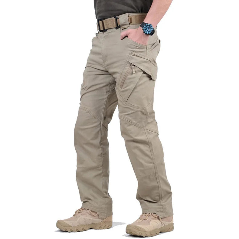 Men's Tactical Cargo Pants Classic Outdoor Hiking Trekking Men Tactical Joggers Pants Military Multi Pocket Trousers