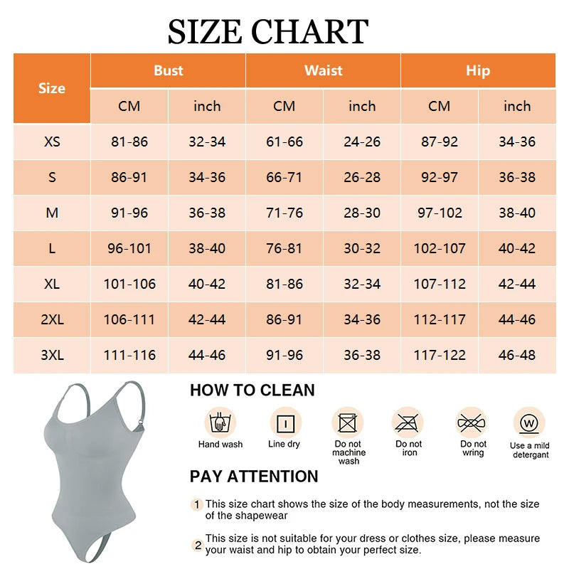 Smoothing Shapewear Bodysuit for Women Faja Full Body Shaper Thong Soft Body Shaping Sculpting Breast Slimming Underwear