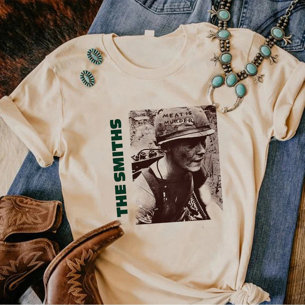 the Smiths t-shirts women funny tshirt female 2000s clothes