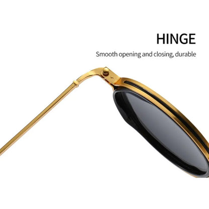 Retro Round Sunglasses Brand Designer Vintage Small Frame Classic Gothic Steampunk Sun Glasses Unisex UV400 Driving Goggles