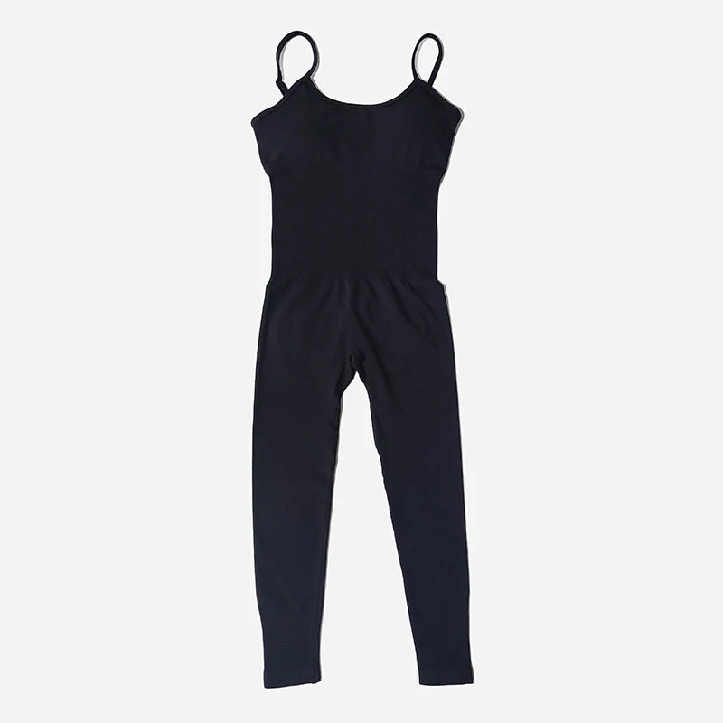 Women's Tracksuit Yoga Set Seamless Jumpsuits One Piece Fitness Workout Rompers Sportswear Gym Set Workout Clothes For Women