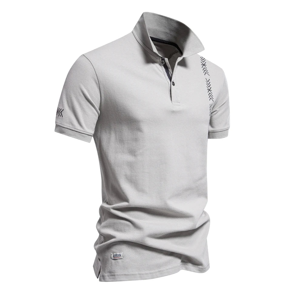 2024 New Summer 100% Cotton Polo Shirt for Men Brand Quality Embroidery Short Sleeve Mens Polos