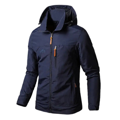 Mens Windbreaker Jackets Waterproof Military Hooded Coat Male New Combat Jackets Men Autumn Outdoor Hiking Biking Bomber Outwear