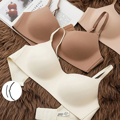 One Piece Seamless Bras Thin Gather Underwear No Steel Rings Bra Soft Comfortable Breathable Underwear Sexy Women's Intimates