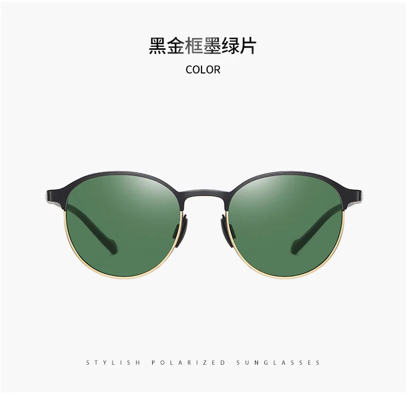 New Polarization Metal Sunglasses Glasses Fashion Dazzle Colour Half Frame Men Women Sport Bikes Bicycle Accessories Hiking