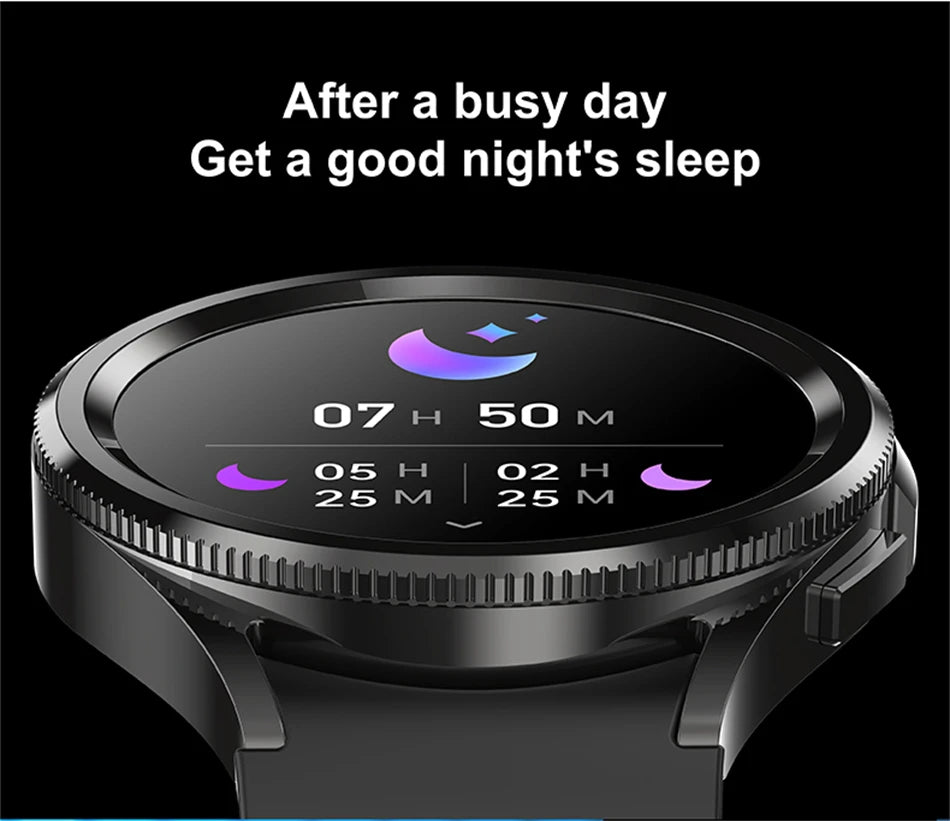 For Samsung Galaxy Watch 6 Classic Smartwatch Men's GPS Sports Fitness Women's Health Waterproof Bluetooth Call Smart Watch 2024