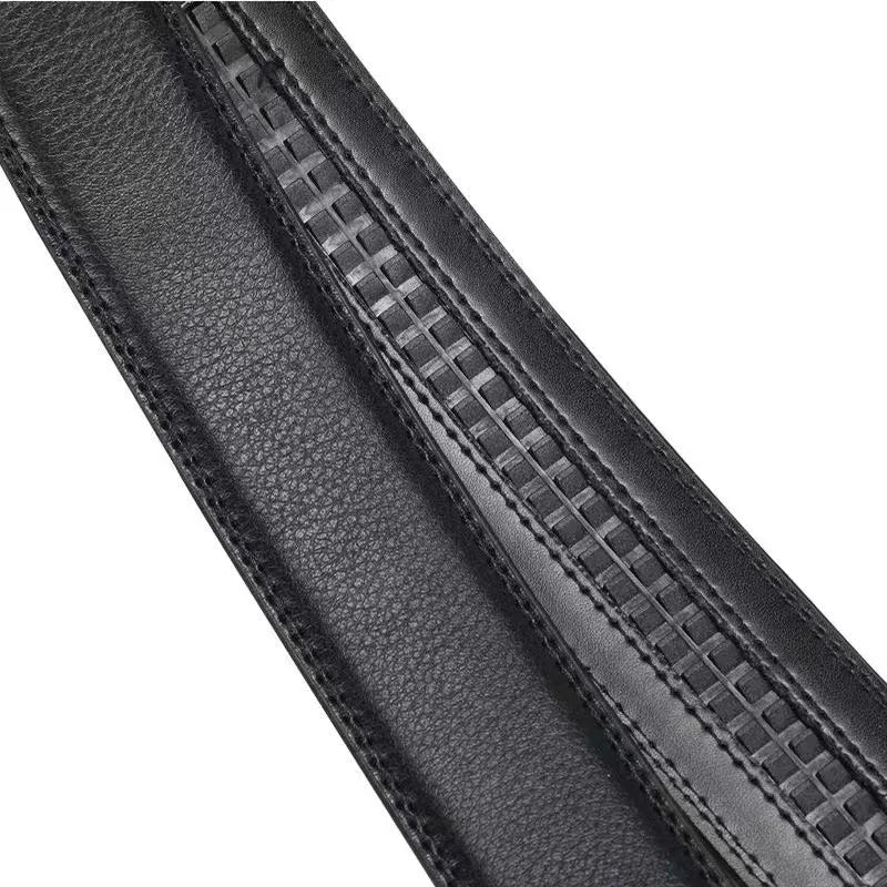 105 130 140 150 160 170cm Plus Size Leather Belt Metal Alloy Automatic Buckle Brand Luxury Designer Waist Belts for Men Jeans